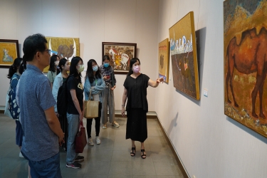 社會實踐經驗分享系列活動 _《花卉與駱駝的相遇》彭梅香創作展暨《作品導覽》專題講座